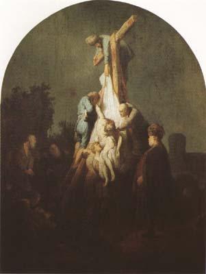 REMBRANDT Harmenszoon van Rijn The Descent from the Cross (mk08) oil painting image